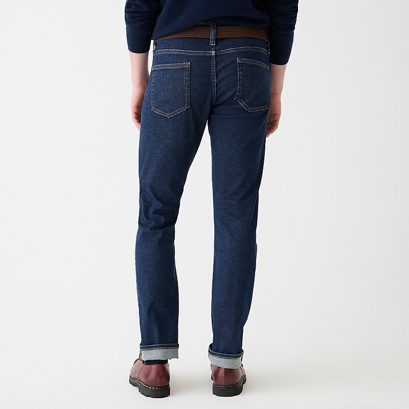 J.Crew 484 Slim-fit jean in Japanese stretch selvedge denim Deep Blue Medium Wash Sale | 23KFAXGSM