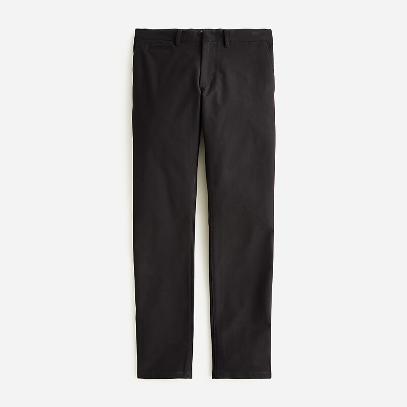 J.Crew 484 Slim-fit midweight tech pant Black Online | 85HERQPUG