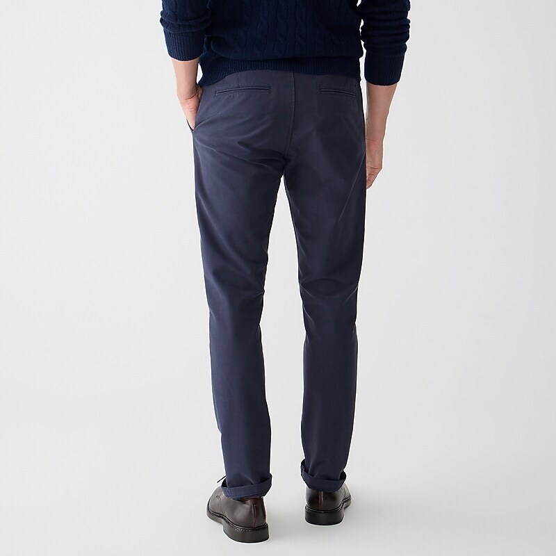 J.Crew 484 Slim-fit midweight tech pant Navy Clearance | 30ONMVTWX