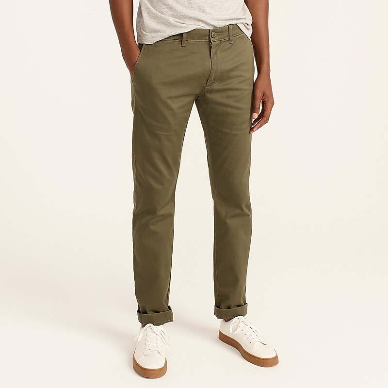 J.Crew 484 Slim-fit stretch chino pant Catskill Green Factory Outlet | 53VWLUQNF