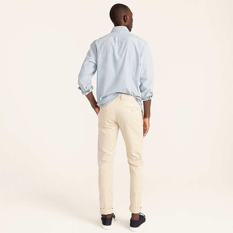 J.Crew 484 Slim-fit stretch chino pant Faded Chino Factory Outlet | 53YIGLPHU