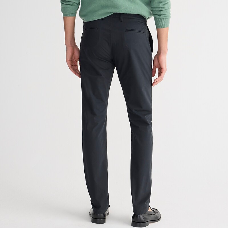 J.Crew 484 Slim-fit tech pant Black Clearance | 35UWMXDYB