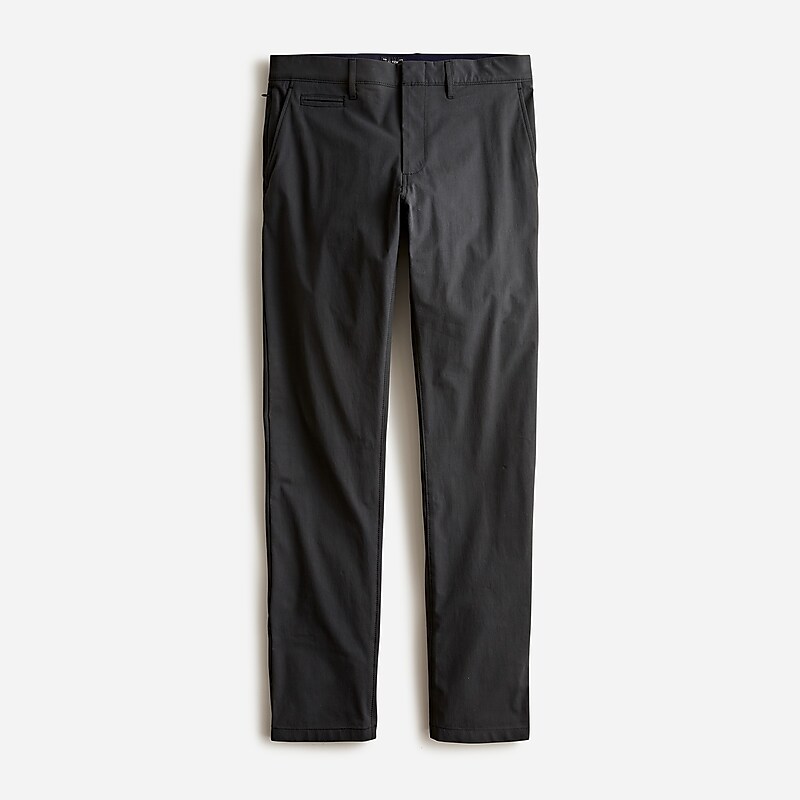 J.Crew 484 Slim-fit tech pant Black Clearance | 35UWMXDYB