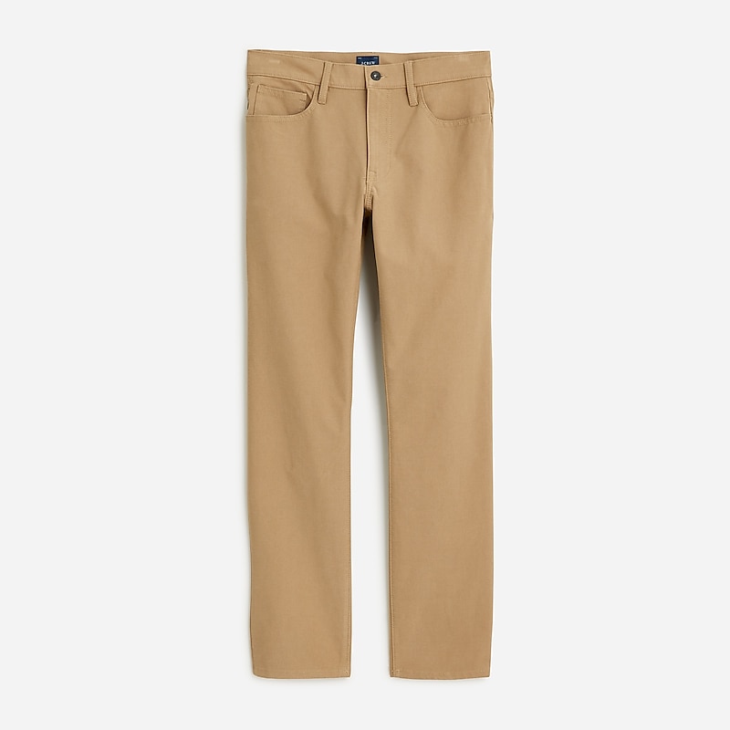 J.Crew 770™ straight-fit five-pocket midweight tech pant Dark Driftwood Online | 80LKNJTPH