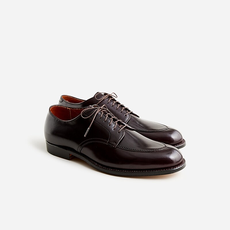 J.Crew Alden® for J.Crew V-tip bluchers Dark Burgundy USA | 12OVRGAEI