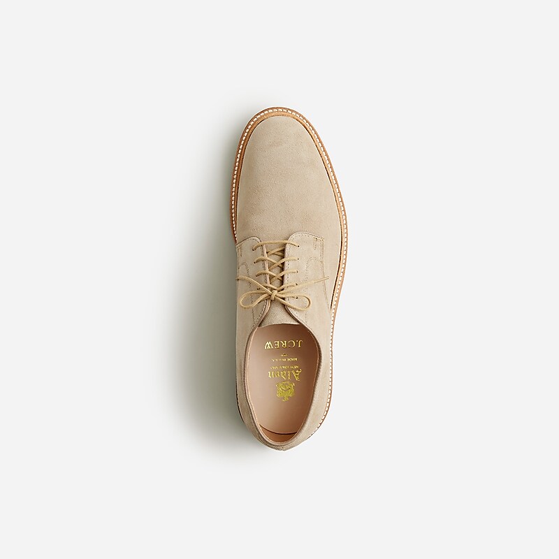 J.Crew Alden® for J.Crew plain-toe Dover bluchers Milkshake Factory Promo | 69WZEGLSM