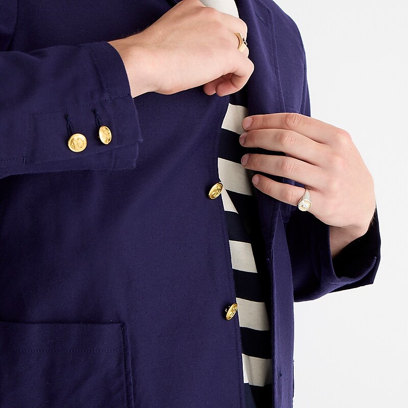 J.Crew BEAMS PLUS X J.Crew patch-pocket blazer Navy Factory Outlet | 50OEKRHPY