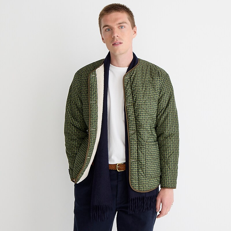 J.Crew BEAMS PLUS X J.Crew reversible liner blouson Off White Clearance | 45FSWABUR