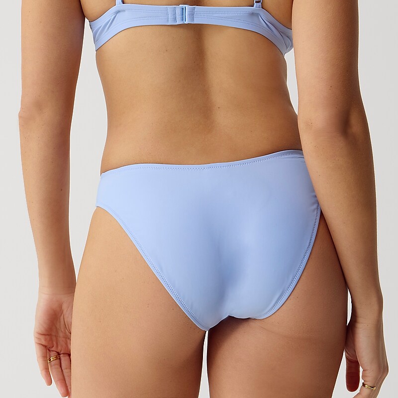 J.Crew Belted '90s high-leg bikini bottom Cornflower Blue Online | 87BGCMKRL