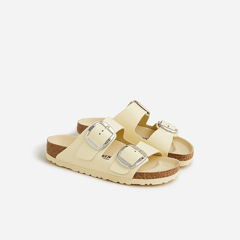 J.Crew Birkenstock® Arizona big-buckle sandals Butter USA | 18DSEUNPW