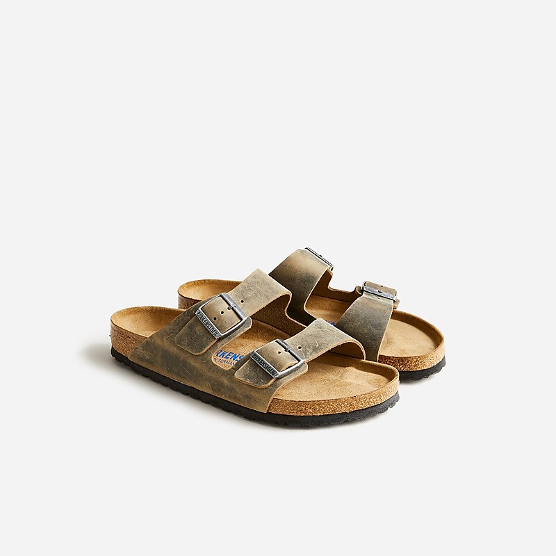 J.Crew Birkenstock® Arizona soft-footbed sandals Khaki Online | 89GFJTMNK