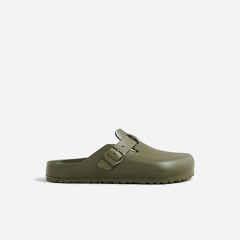 J.Crew Birkenstock® Boston EVA sandals Khaki Eva Outlet | 96DKNTAUS