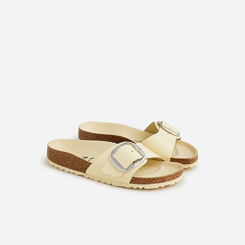 J.Crew Birkenstock® Madrid big-buckle sandals Butter Clearance | 47KFMSJXH