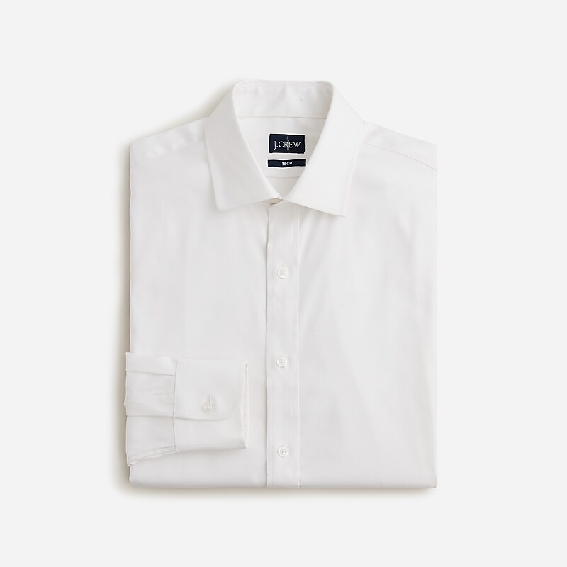 J.Crew Bowery performance stretch dress shirt with spread collar White Sale | 29ZGJPOTS