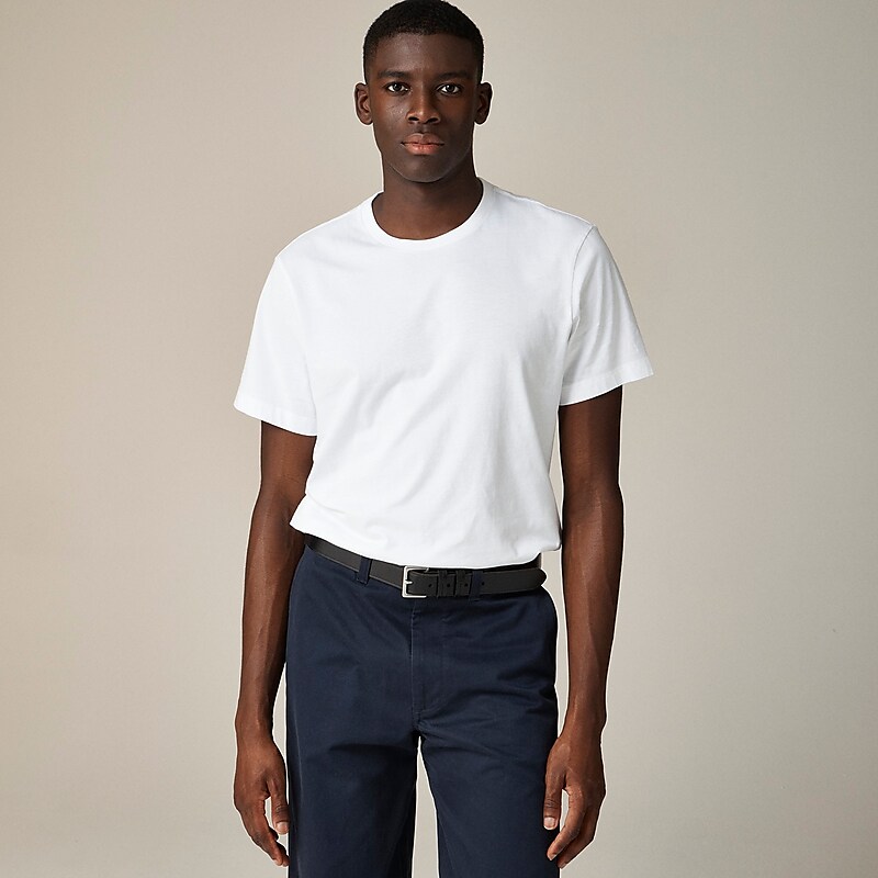 J.Crew Broken-in T-shirt White Factory Outlet | 51GYMNRXS