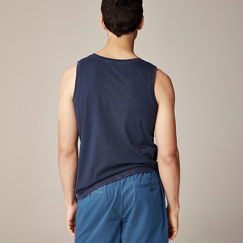 J.Crew Broken-in tank top Navy Clearance | 47CNVQXTR