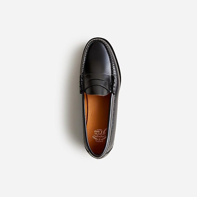 J.Crew Camden loafers in leather Black Clearance | 31PHXQMWN