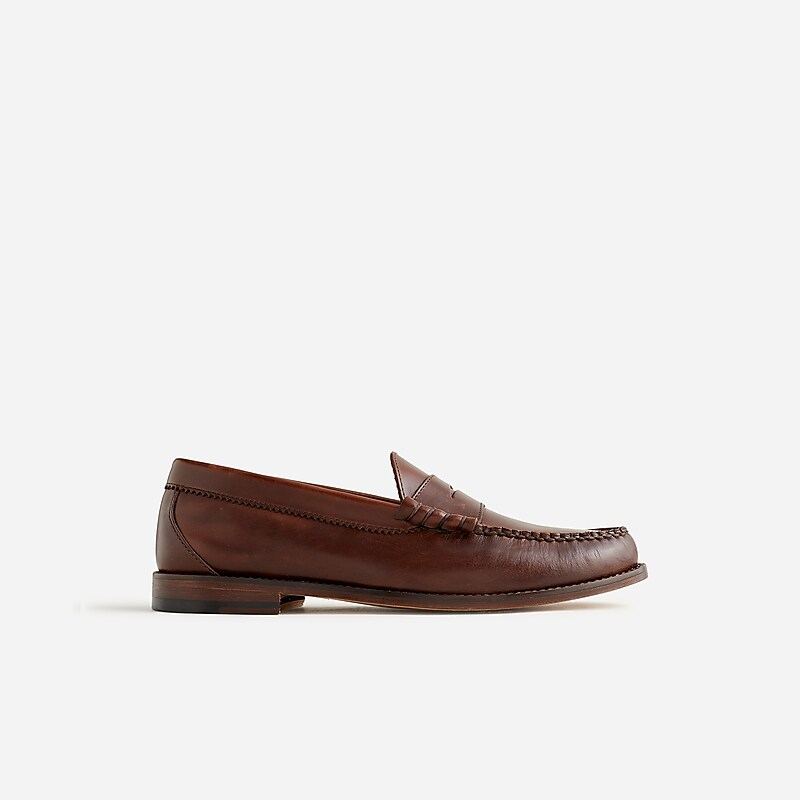 J.Crew Camden loafers with leather soles Whiskey Online | 01QFHVLAB