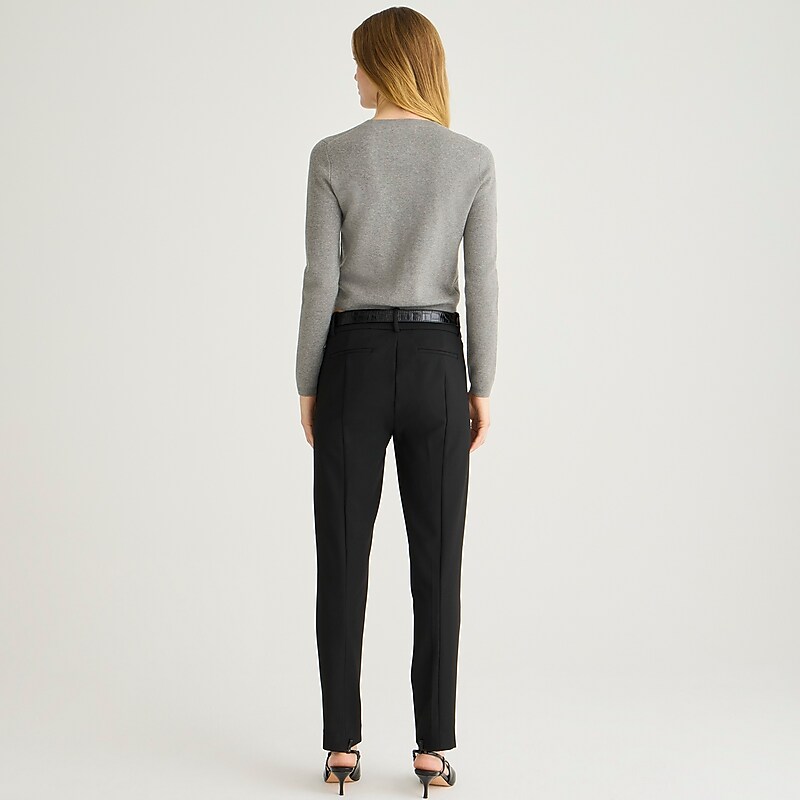 J.Crew Cameron slim cropped pant in four-season stretch Black Factory Promo | 62XKASPQB