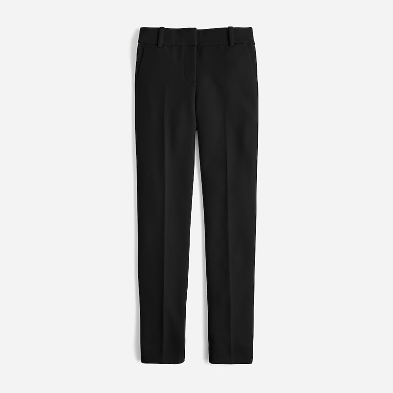 J.Crew Cameron slim cropped pant in four-season stretch Black Factory Promo | 62XKASPQB