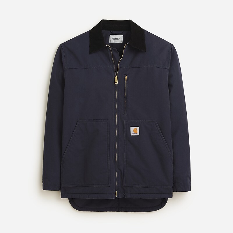 J.Crew Carhartt® Work in Progress Arlington coat Dark Navy Clearance | 32KSVZORT