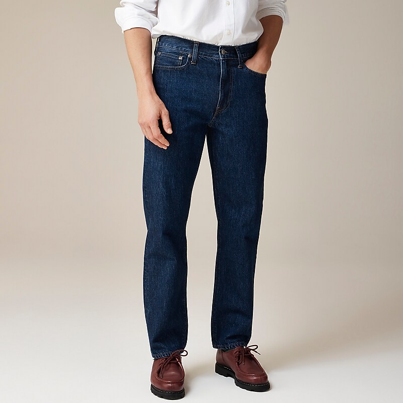 J.Crew Classic jean in dark wash Nineties Deep Blue Online | 01KXYUGRJ