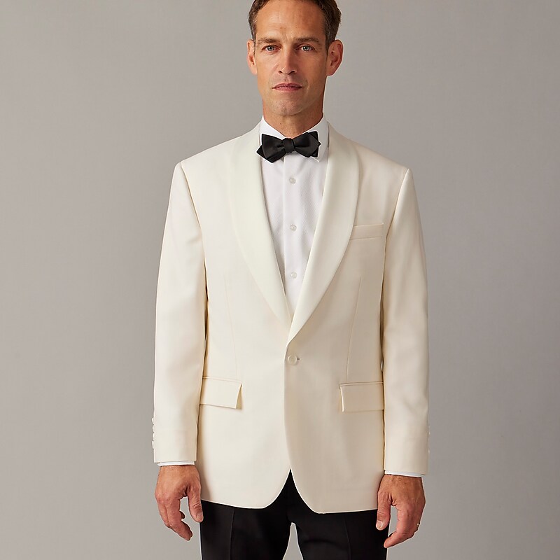 J.Crew Crosby Classic-fit dinner jacket in Italian wool Antique Linen Clearance | 36YFRQTVL