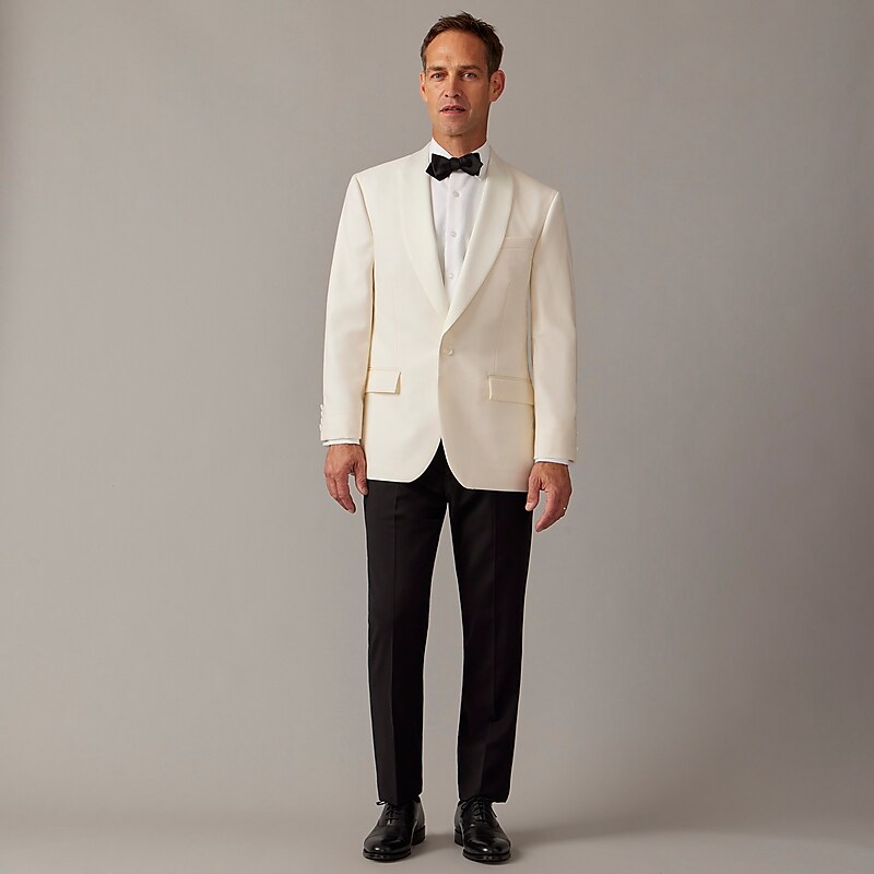 J.Crew Crosby Classic-fit dinner jacket in Italian wool Antique Linen Clearance | 36YFRQTVL