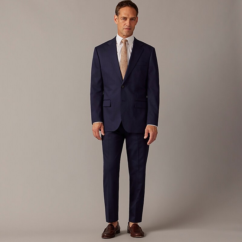 J.Crew Crosby Classic-fit suit jacket in Italian chino Navy Outlet Online | 73PINZXJG