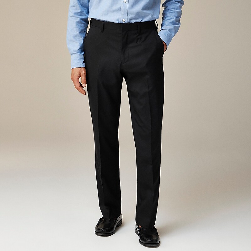 J.Crew Crosby Classic-fit suit pant in Italian wool Black Clearance | 48OLNHJUR