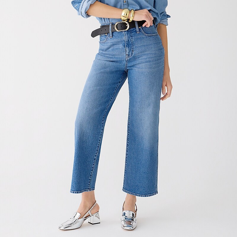 J.Crew Curvy slim wide-leg jean Lakeshore Wash Online | 83YZWQECH