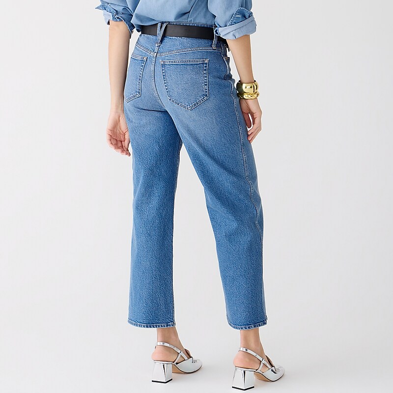 J.Crew Curvy slim wide-leg jean Lakeshore Wash Online | 83YZWQECH