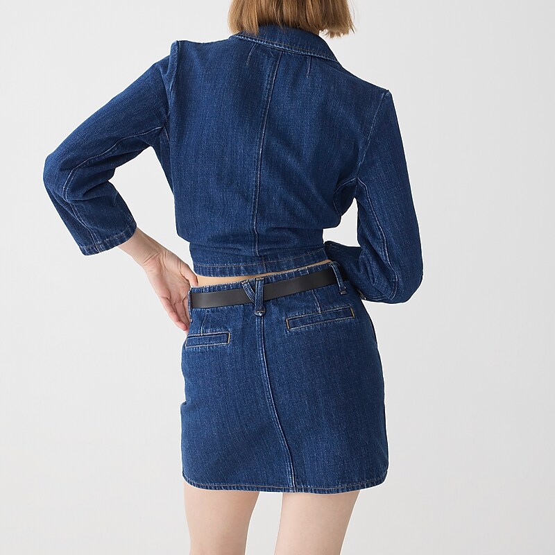 J.Crew Denim mini skirt Resin Rinse Outlet Online | 70CUHDSOQ