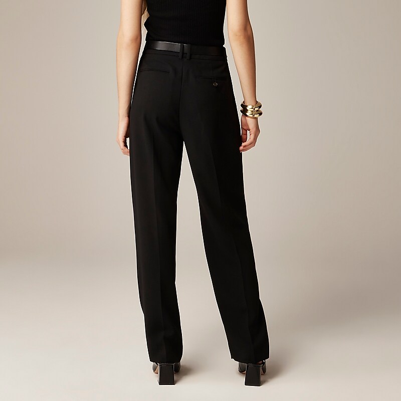 J.Crew Essential pant in city crepe Black Sale | 24REONWHU