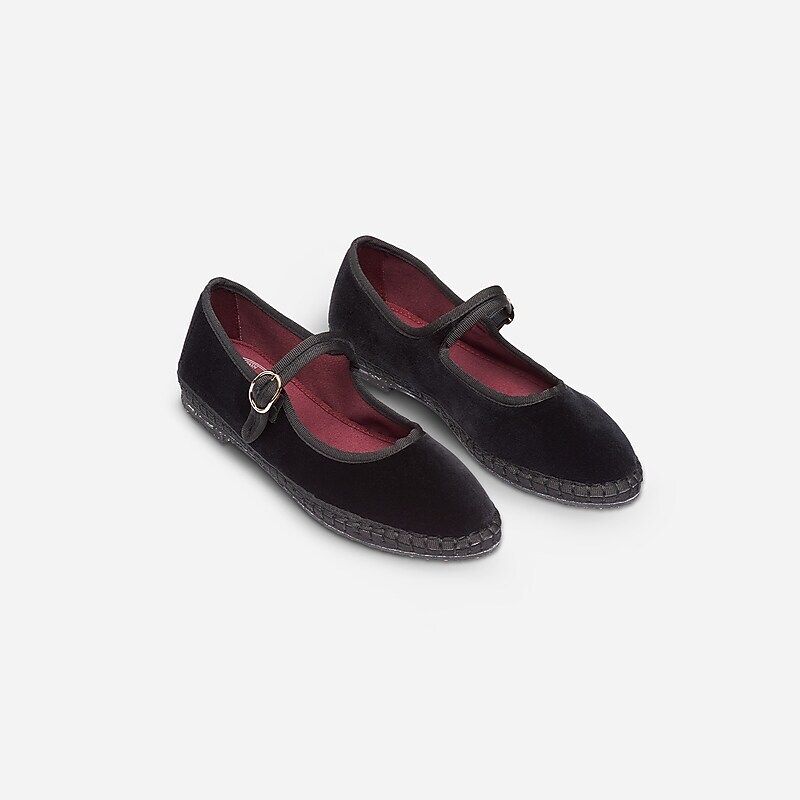 J.Crew Flabelus Antonia Mary Janes Black USA | 10IPEOYUB