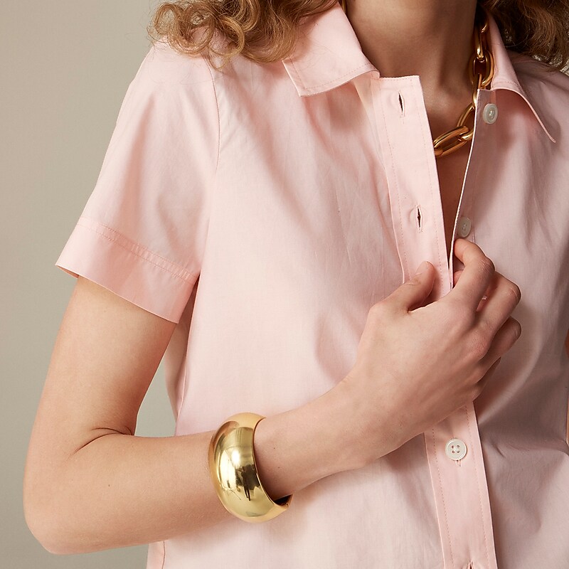 J.Crew Gamine shirt in cotton poplin Spring Blush Outlet Online | 75OXTWBRI