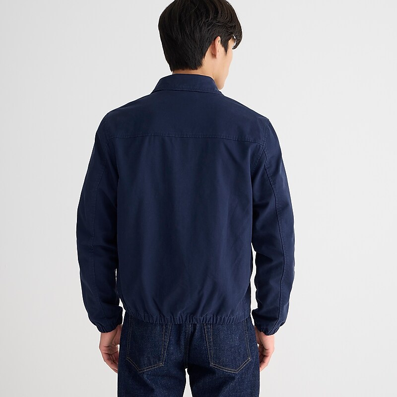 J.Crew Harrington jacket in cotton twill Navy Online | 07QXEDRKA