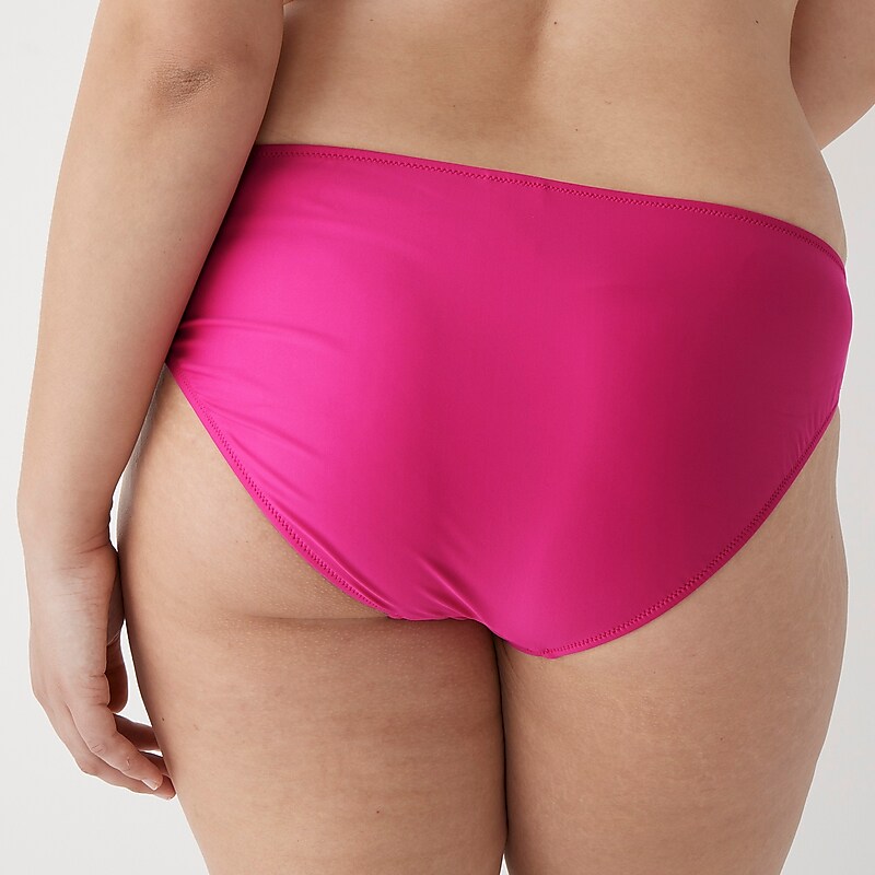 J.Crew Hipster full-coverage bikini bottom Radiant Fuchsia Outlet | 92PRLSBIN