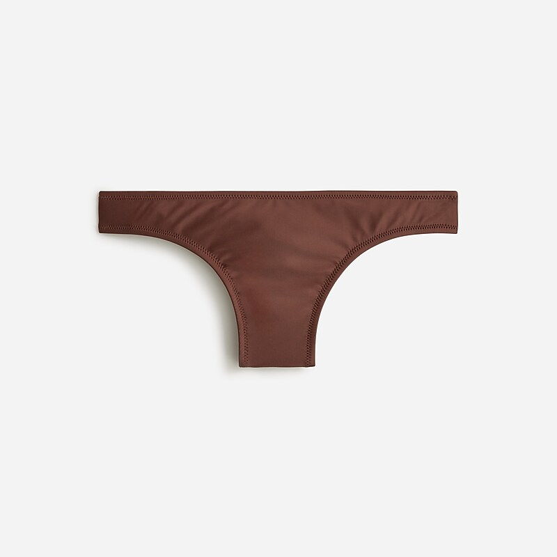 J.Crew Hipster full-coverage bikini bottom Dark Fudge Online | 03HWNTFGQ