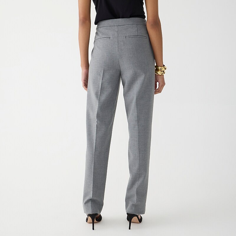 J.Crew Kate straight-leg pant in four-season stretch Hthr Graphite Online | 83YHRGZDI