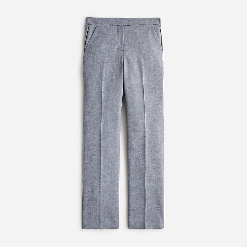 J.Crew Kate straight-leg pant in four-season stretch Hthr Graphite Online | 83YHRGZDI