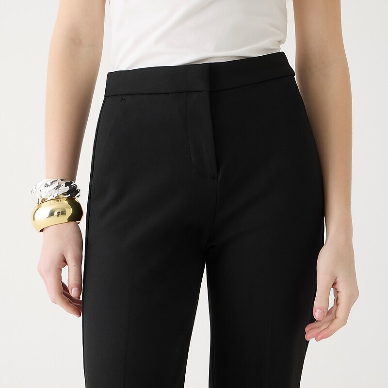 J.Crew Kate straight-leg pant in four-season stretch Black Online | 05OKPJRCT