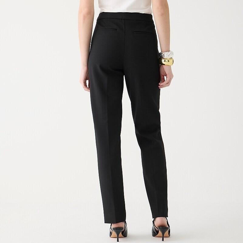 J.Crew Kate straight-leg pant in four-season stretch Black Online | 05OKPJRCT