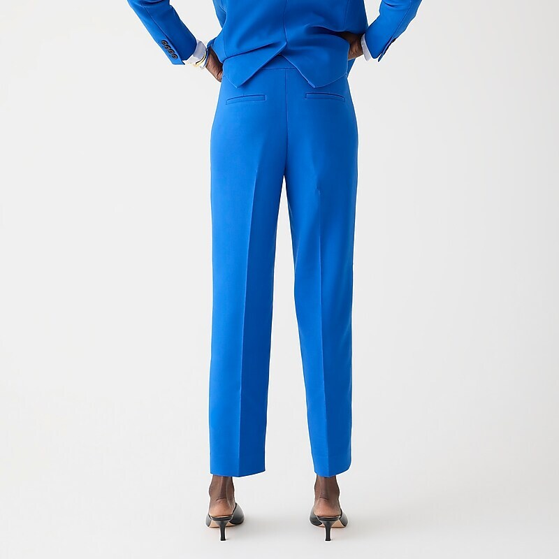 J.Crew Kate straight-leg pant in four-season stretch Royal Tanzanite Clearance | 37YAFJZNG