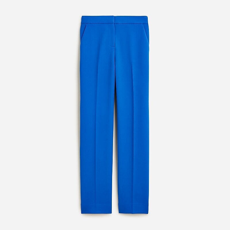 J.Crew Kate straight-leg pant in four-season stretch Royal Tanzanite Clearance | 37YAFJZNG