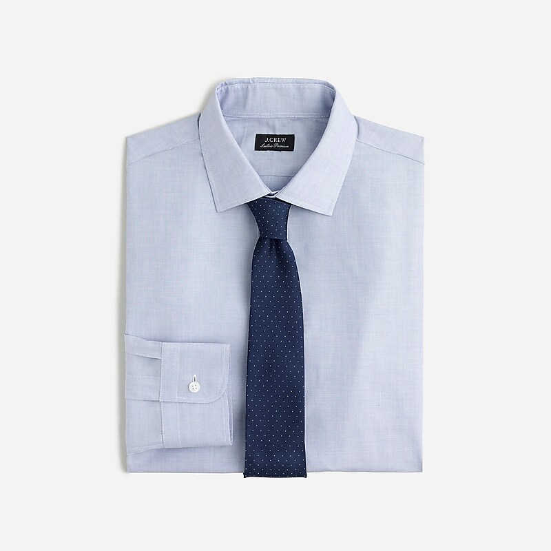 J.Crew Ludlow Premium fine cotton dress shirt Fairweather Blue Online | 87OACNHTL