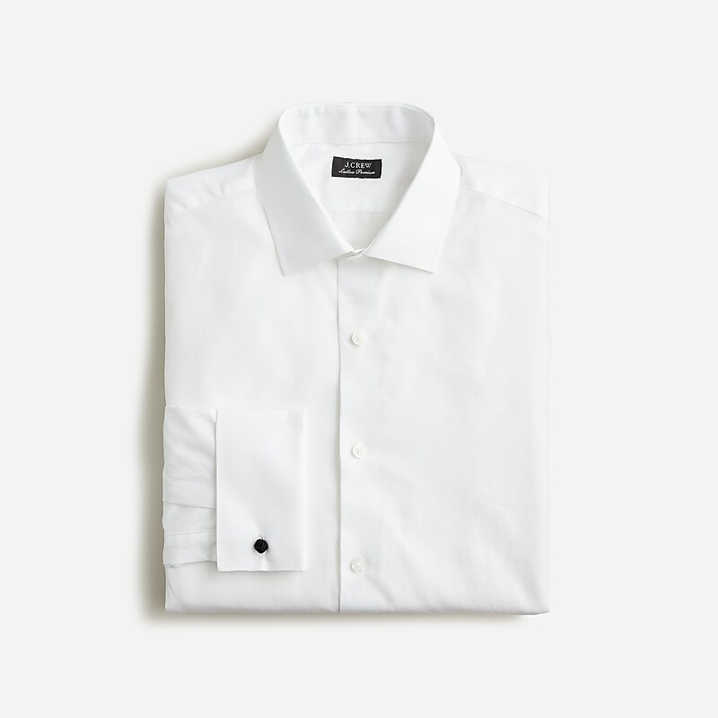 J.Crew Ludlow Premium fine cotton dress shirt with french cuffs White Outlet | 97MTRBVDI