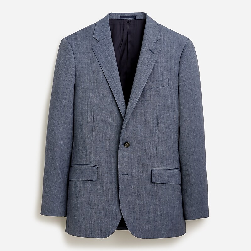 J.Crew Ludlow Slim-fit suit jacket in Italian stretch worsted wool Atlantic Blue Outlet | 95WAMJROI