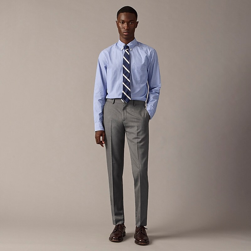 J.Crew Ludlow Slim-fit suit pant in Italian wool Charcoal Clearance | 49FYPJMNL