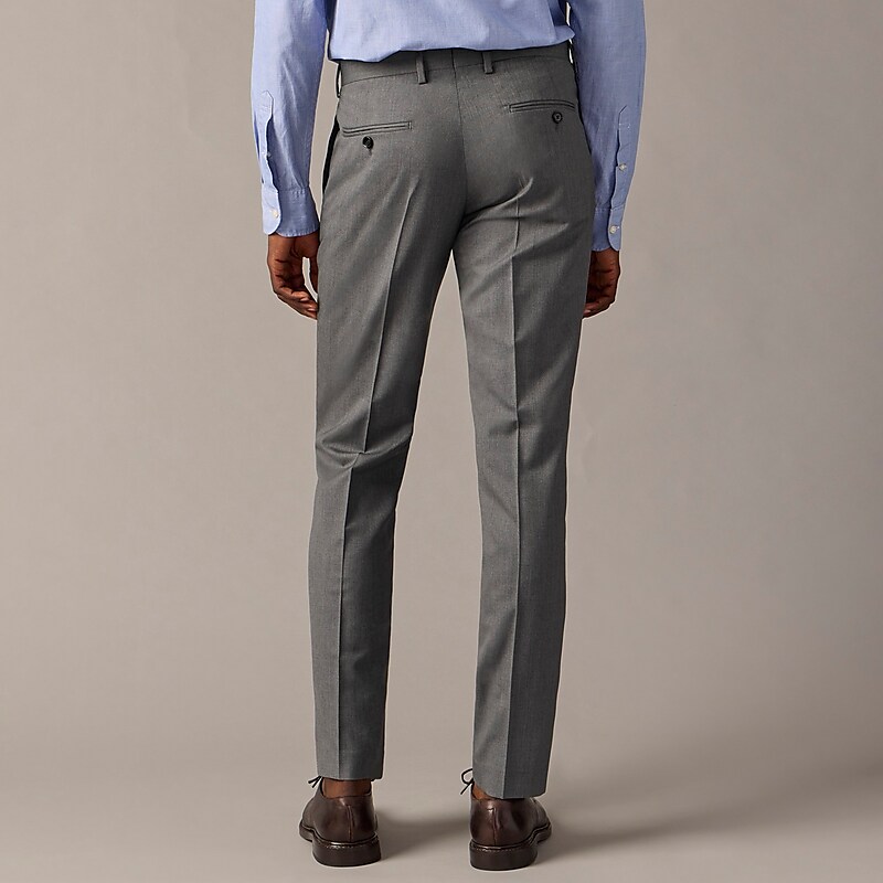 J.Crew Ludlow Slim-fit suit pant in Italian wool Charcoal Clearance | 49FYPJMNL